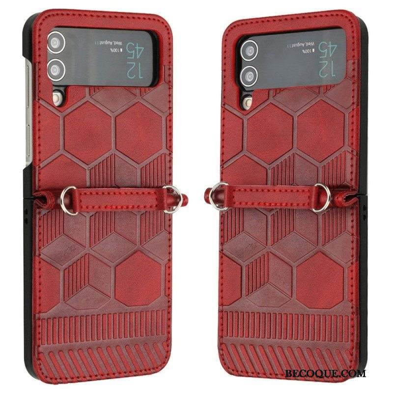 Case Samsung Galaxy Z Flip 4 Kotelot Flip Jalkapallopallon Suunnittelu