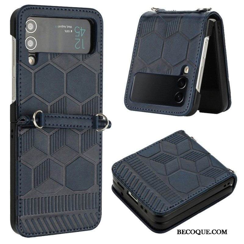 Case Samsung Galaxy Z Flip 4 Kotelot Flip Jalkapallopallon Suunnittelu