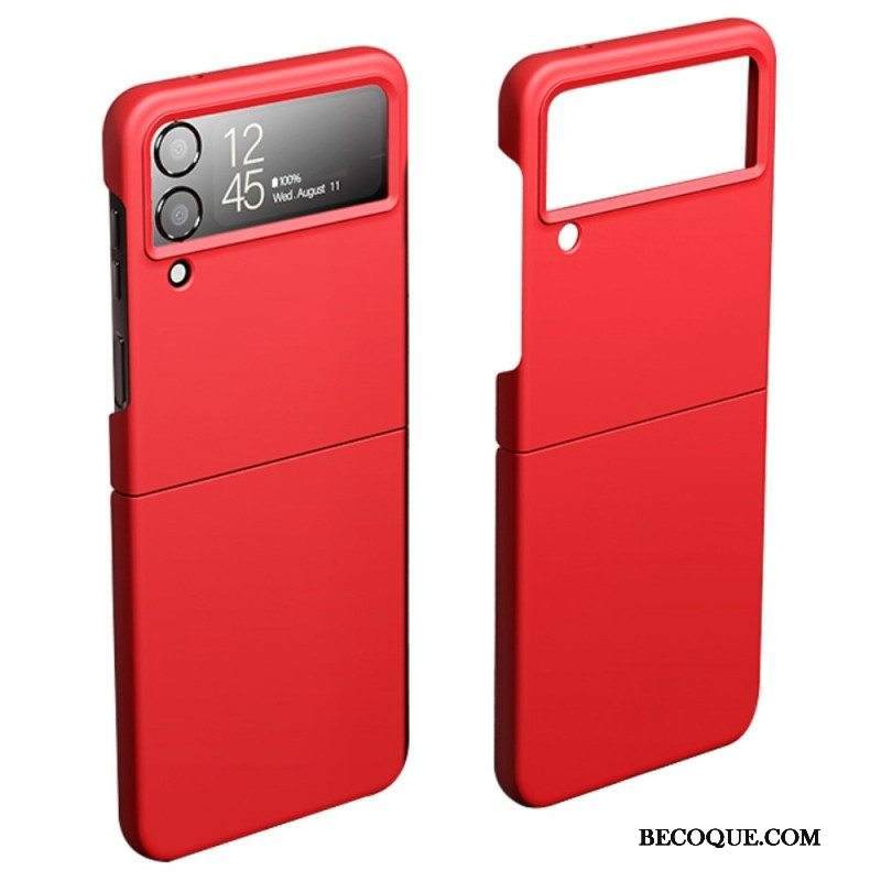 Case Samsung Galaxy Z Flip 4 Kotelot Flip Klassinen Ohut Silikoni