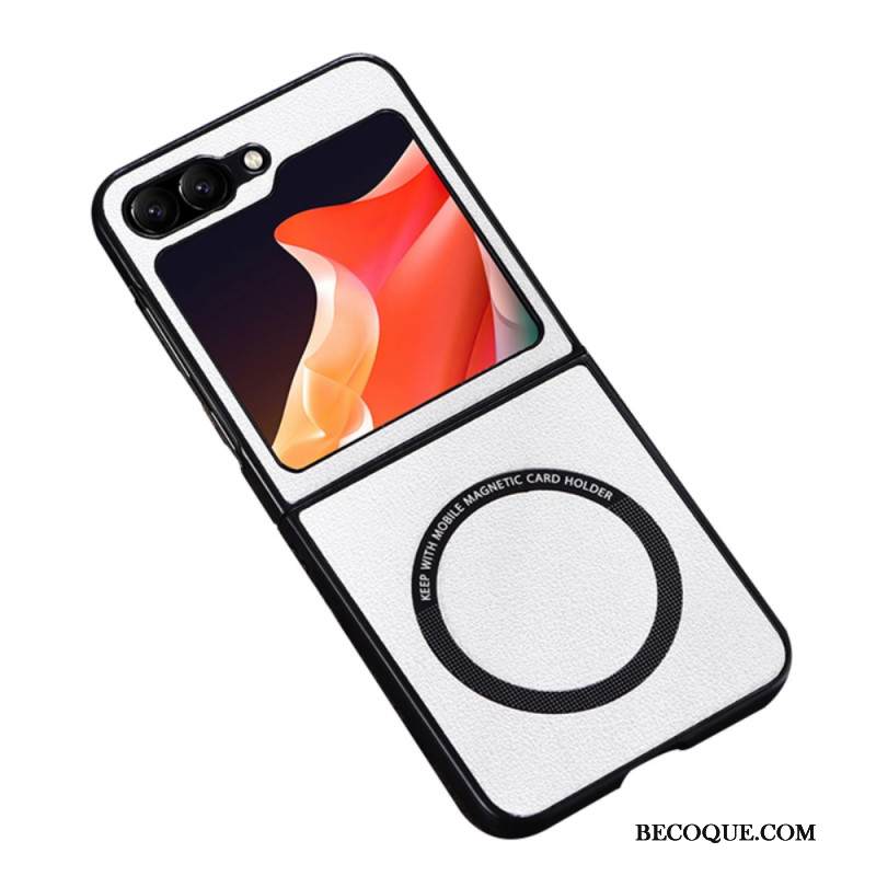 Case Samsung Galaxy Z Flip 7 Fe Puhelinkuoret Nahkaefekti Magsafe-yhteensopiva