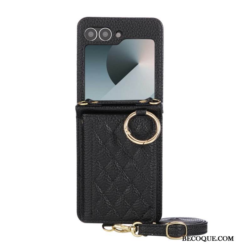 Case Samsung Galaxy Z Flip 7 Fe Puhelinkuoret Tikattu Olkahihnalla