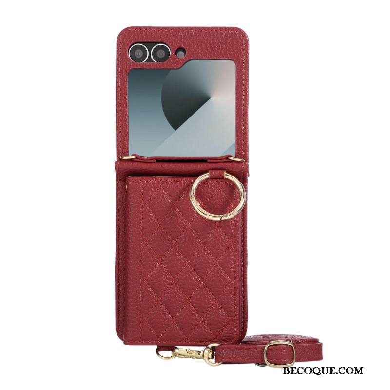 Case Samsung Galaxy Z Flip 7 Fe Puhelinkuoret Tikattu Olkahihnalla