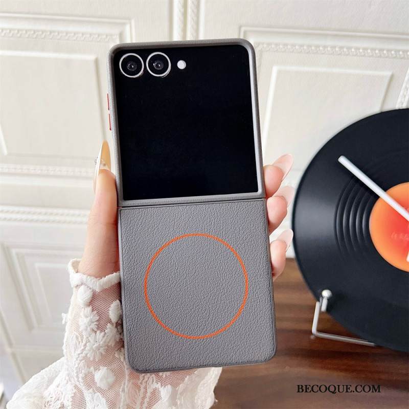 Case Samsung Galaxy Z Flip 7 Puhelinkuoret Magsafe Orange Ring -yhteensopiva