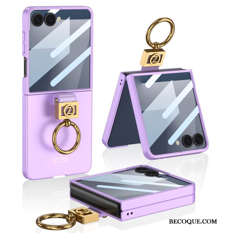 Case Samsung Galaxy Z Flip 7 Puhelinkuoret Sormusteline Ja Näytönsuoja Gkk