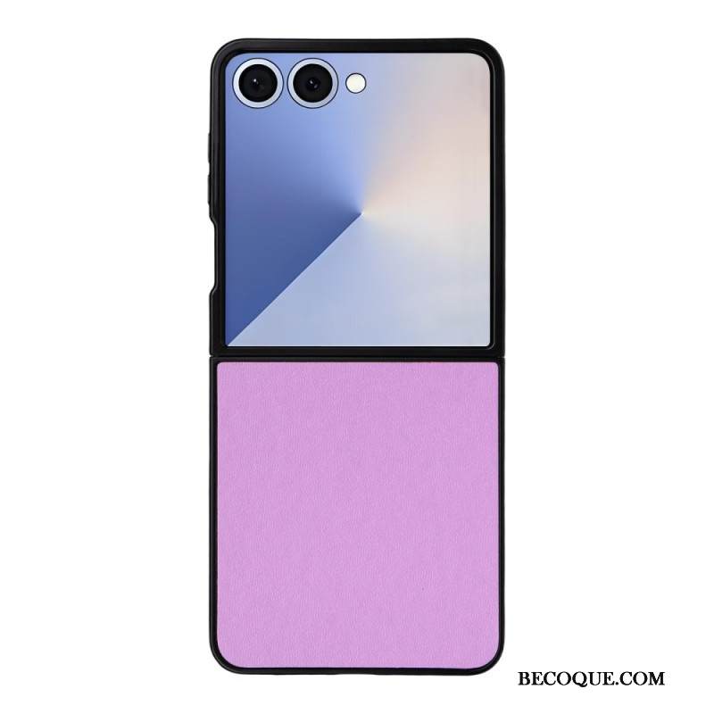 Case Samsung Galaxy Z Flip 7 Puhelinkuoret Yksivärinen Nahkaefekti