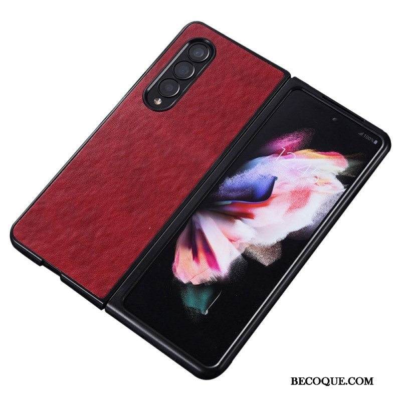 Case Samsung Galaxy Z Fold 4 Faux Nahka Nylon Texture