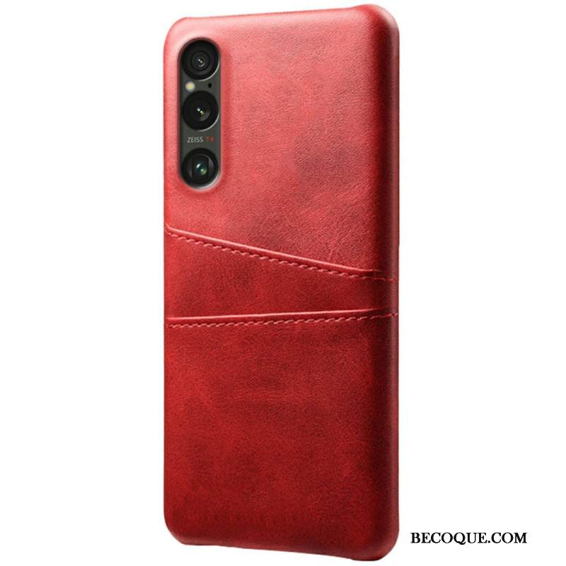 Case Sony Xperia 1 Vii Puhelinkuoret Nahkaefektikorttikotelo
