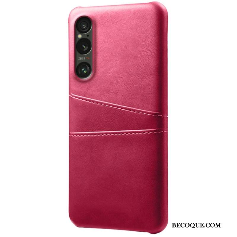 Case Sony Xperia 1 Vii Puhelinkuoret Nahkaefektikorttikotelo