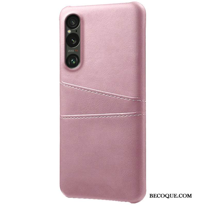 Case Sony Xperia 1 Vii Puhelinkuoret Nahkaefektikorttikotelo