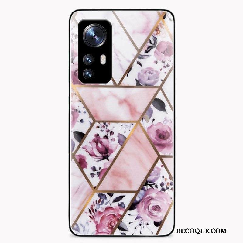 Case Xiaomi 12 / 12X Geometria Marmori Karkaistu Lasi