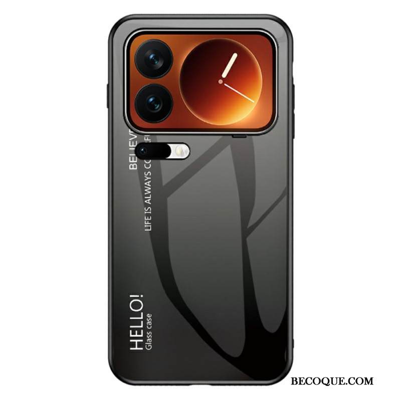 Case Xiaomi 17 Pro Max Puhelinkuoret Karkaistua Lasia Hei