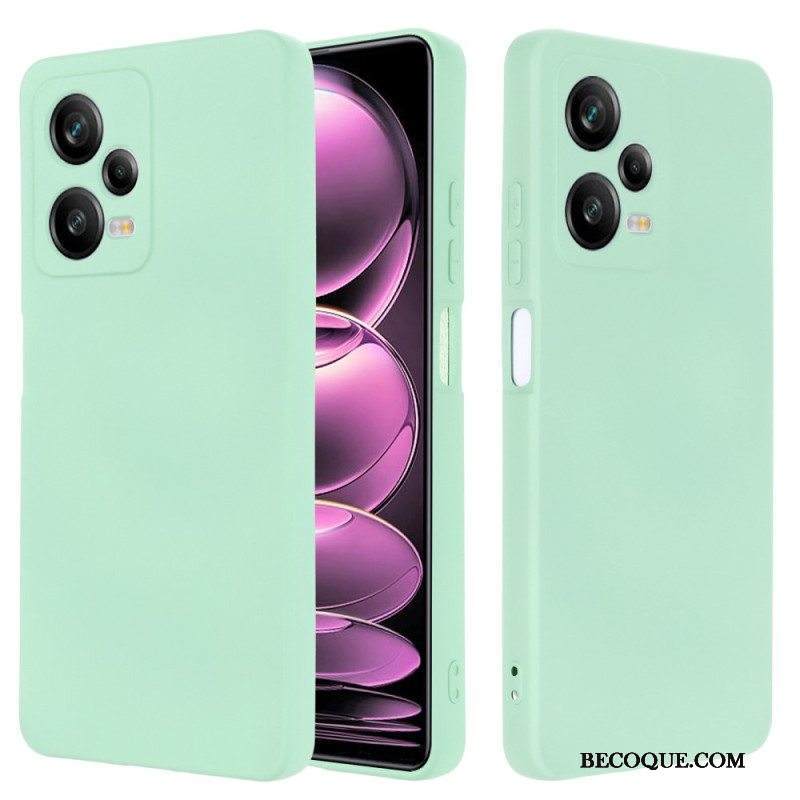 Case Xiaomi Redmi Note 12 Pro Nestemäinen Silikoni Kaulanauhalla