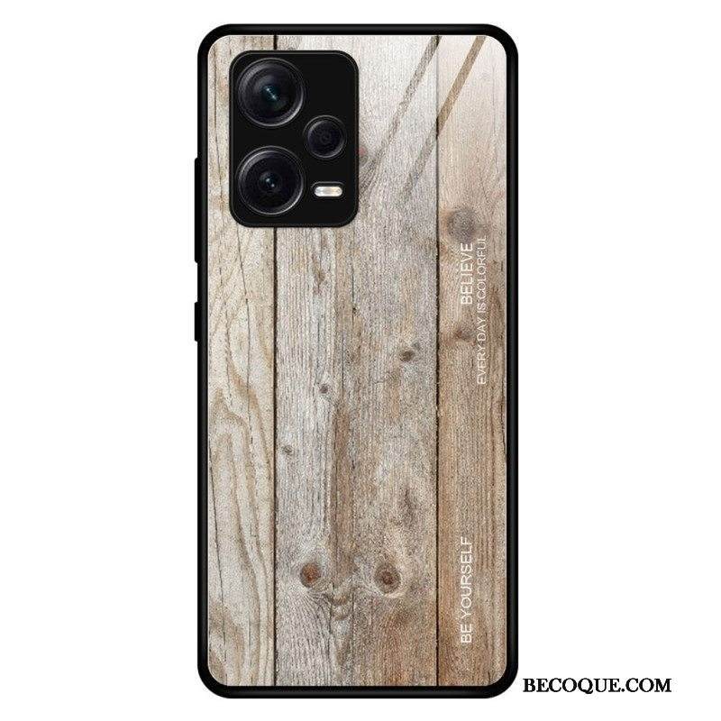 Case Xiaomi Redmi Note 12 Pro Plus Wood Design Karkaistu Lasi