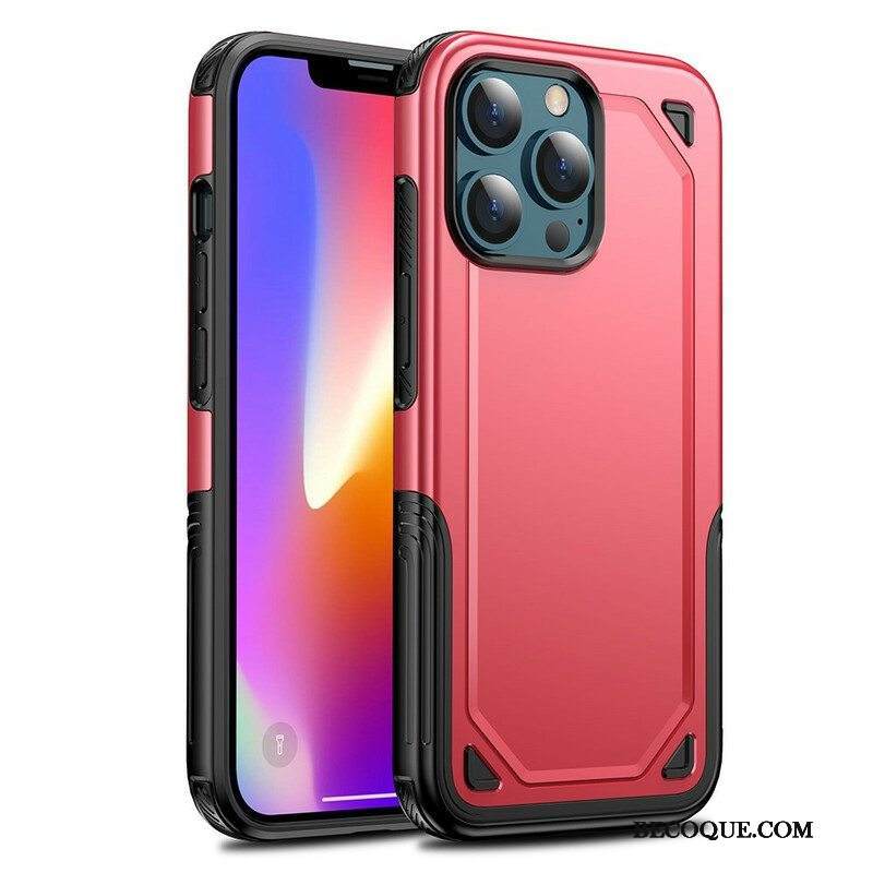 Case iPhone 13 Pro Max Panssarimetalliefekti