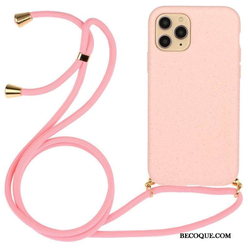 Case iPhone 14 Pro Max Kiristysnyörillä Vehnän Olkinauha