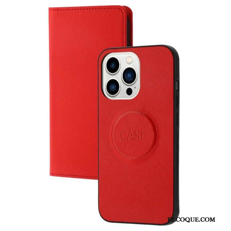 Case iPhone 14 Pro Max Kotelot Flip Irrotettava