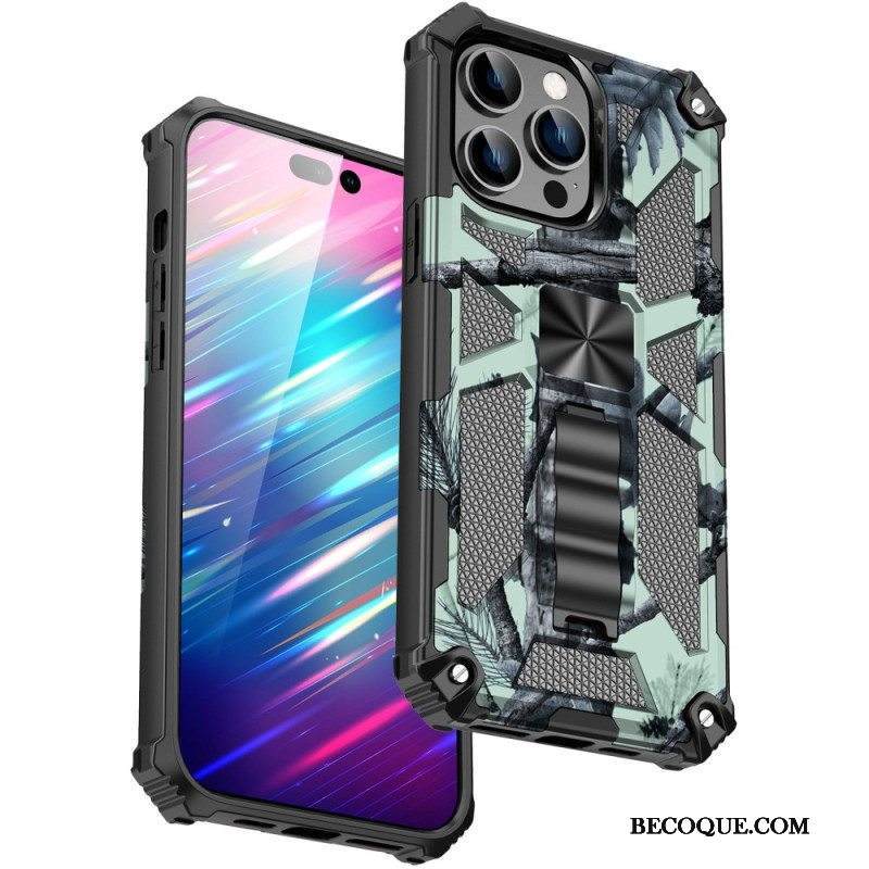 Case iPhone 14 Pro Max Naamiointi Irrotettava Tuki