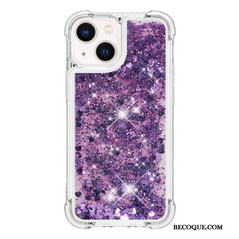 Case iPhone 15 Glitteriä