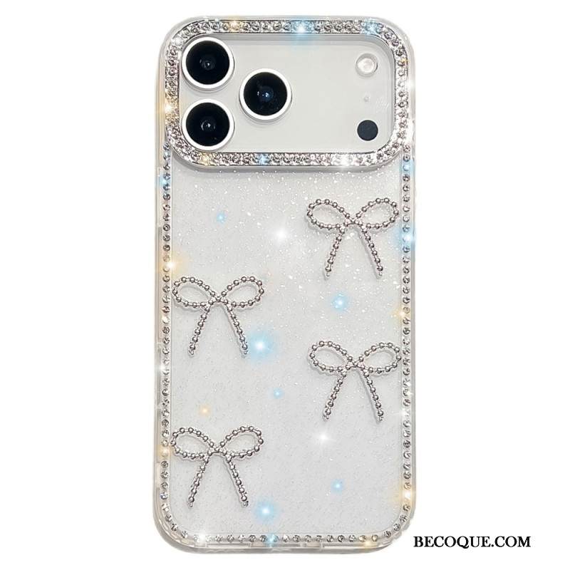 Case iPhone 17 Pro Max Puhelinkuoret Perhos- Ja Kimallekoriste