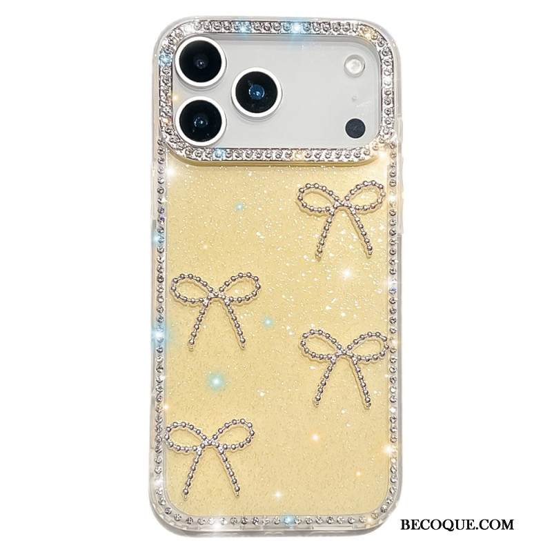 Case iPhone 17 Pro Max Puhelinkuoret Perhos- Ja Kimallekoriste