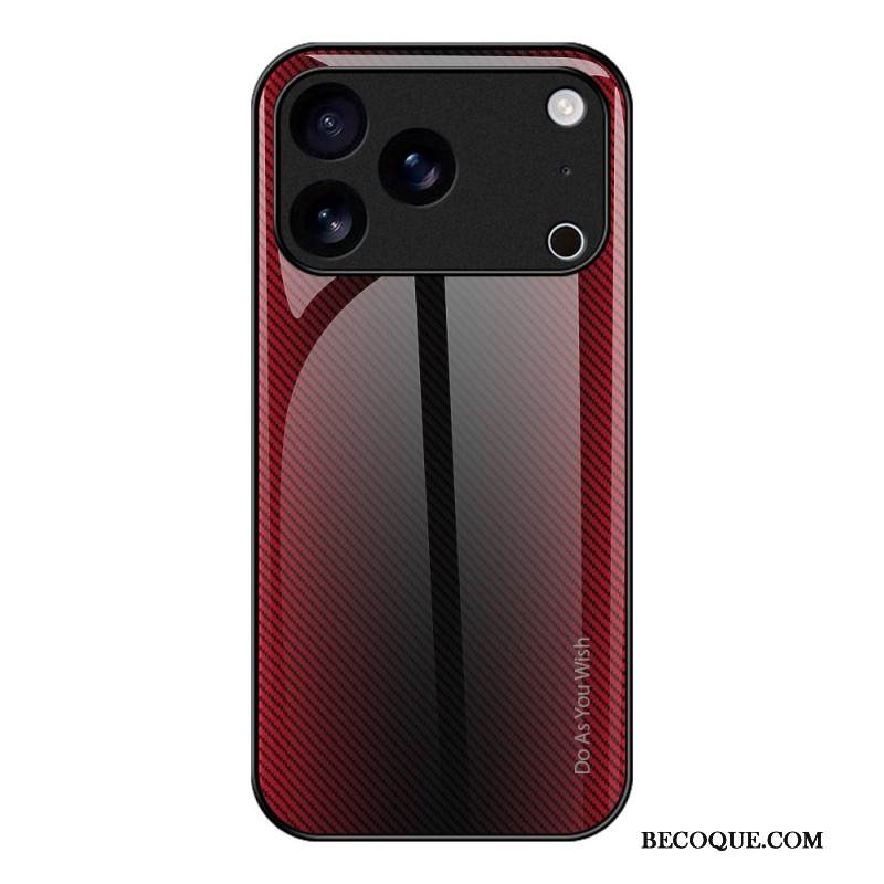 Case iPhone 17 Pro Puhelinkuoret Hiilikuitukarkaistu Lasi