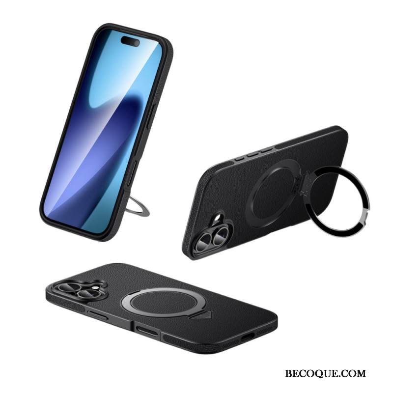 Case iPhone 17 Puhelinkuoret Magsafe-yhteensopiva Nahkakotelon Ja Jalustan Kanssa