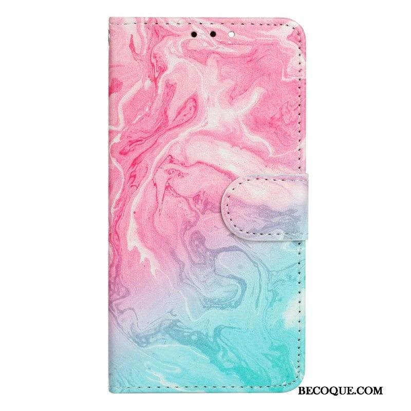 Flip Case Moto G73 5G Marmori