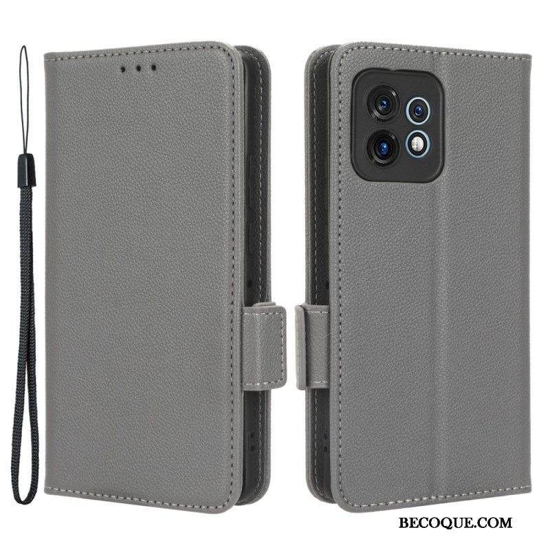 Flip Case Motorola Edge 40 Pro Finesse Kaksoislukko