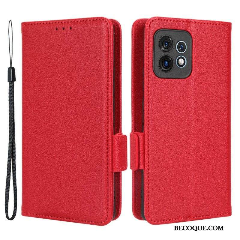 Flip Case Motorola Edge 40 Pro Finesse Kaksoislukko