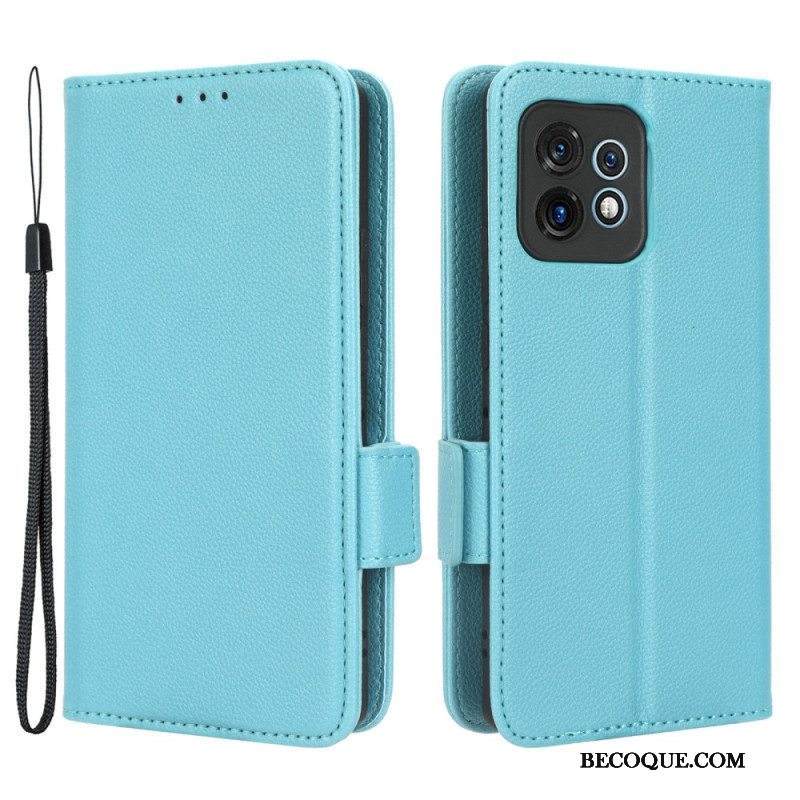 Flip Case Motorola Edge 40 Pro Finesse Kaksoislukko