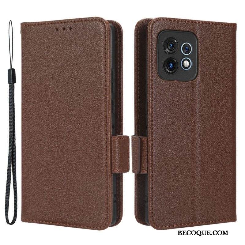 Flip Case Motorola Edge 40 Pro Finesse Kaksoislukko