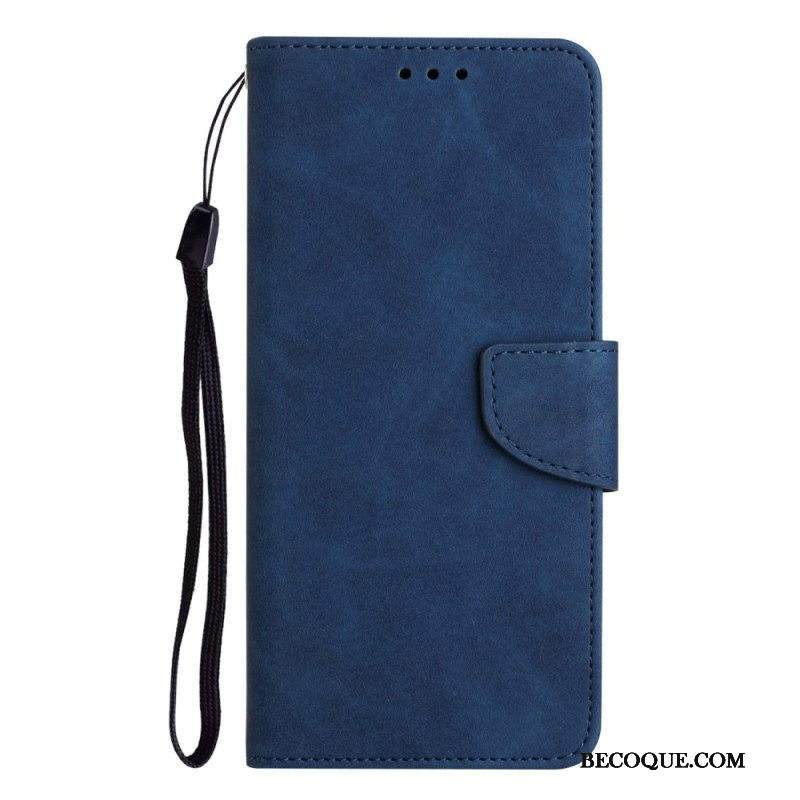 Flip Case Samsung Galaxy A13 Suojaketju Kuori Strappy Vintage Style