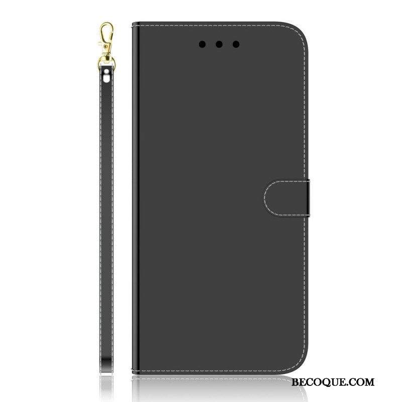 Flip Case Samsung Galaxy A53 5G Keinonahkainen Peilin Kansi