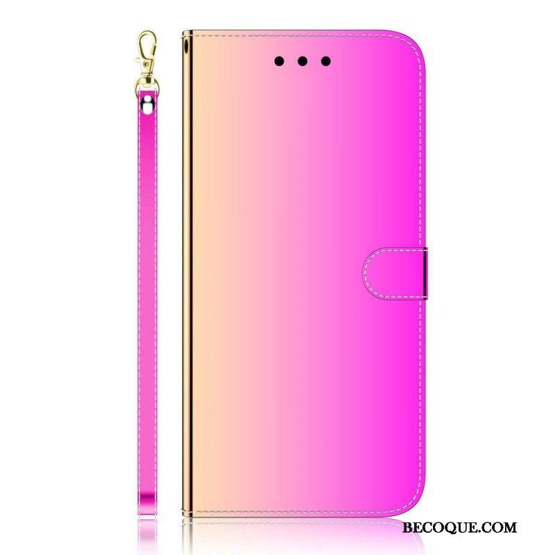 Flip Case Samsung Galaxy A53 5G Keinonahkainen Peilin Kansi
