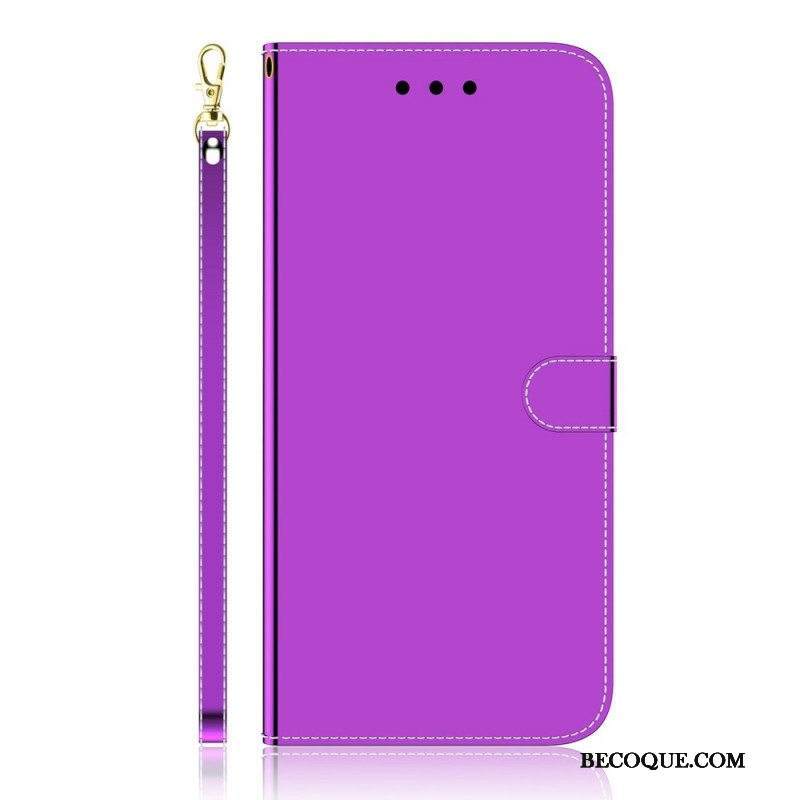 Flip Case Samsung Galaxy A53 5G Keinonahkainen Peilin Kansi