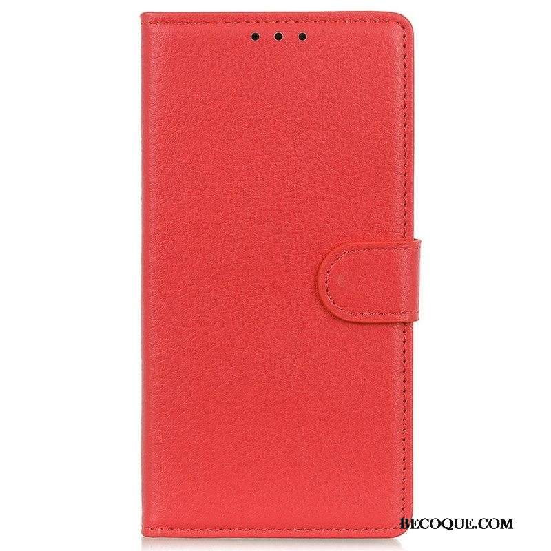 Flip Case Samsung Galaxy M13 Perinteinen Keinonahka