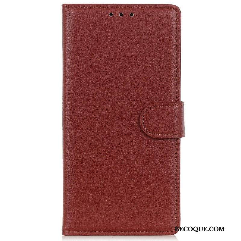 Flip Case Samsung Galaxy M13 Perinteinen Keinonahka