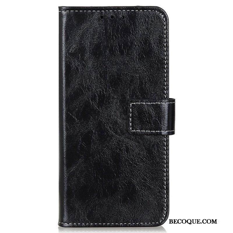 Flip Case Samsung Galaxy M23 5G Kiiltävä Tekonahka