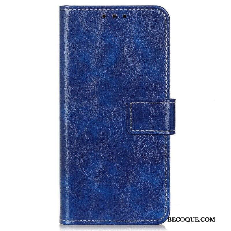 Flip Case Samsung Galaxy M23 5G Kiiltävä Tekonahka