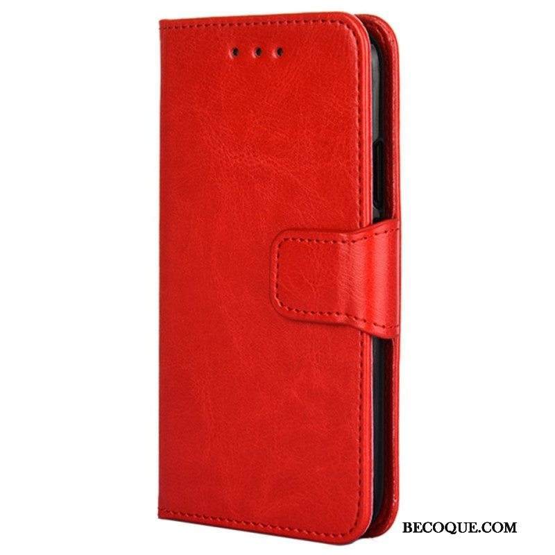 Flip Case Samsung Galaxy M53 5G Vintage Nahkaefekti