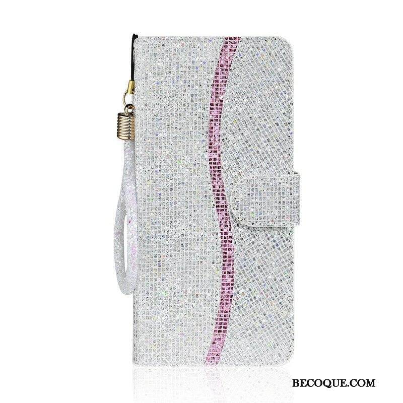 Flip Case Samsung Galaxy S21 5G Paljetteja S Design