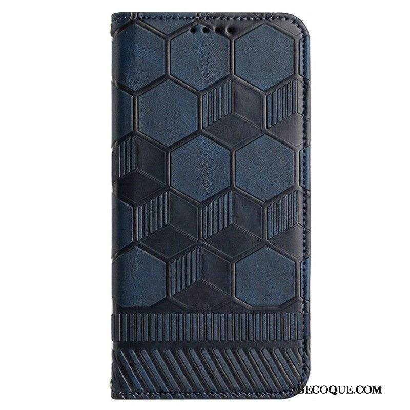 Flip Case Samsung Galaxy S23 5G Jalkapallon Kuvio
