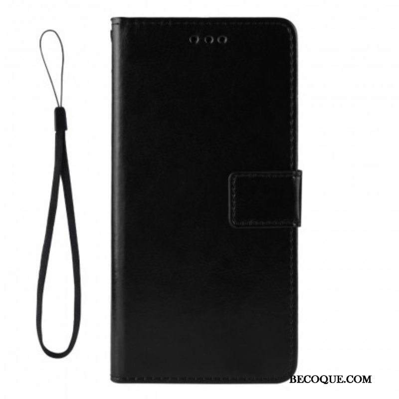 Flip Case Samsung Galaxy Z Fold 3 5G Näyttävä Keinonahka