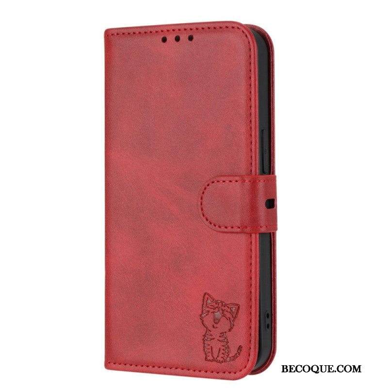 Flip Case Sony Xperia 10 IV Pieni Kissanpentu