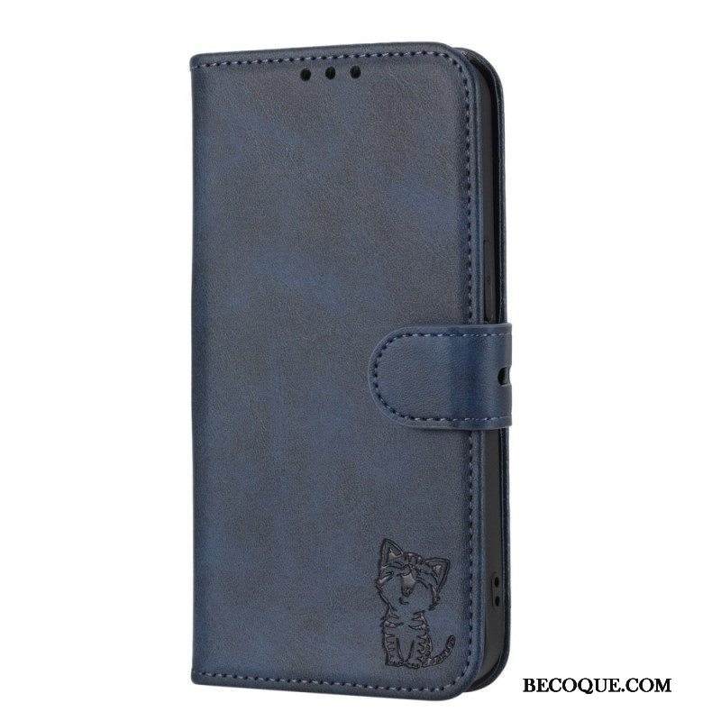 Flip Case Sony Xperia 10 IV Pieni Kissanpentu
