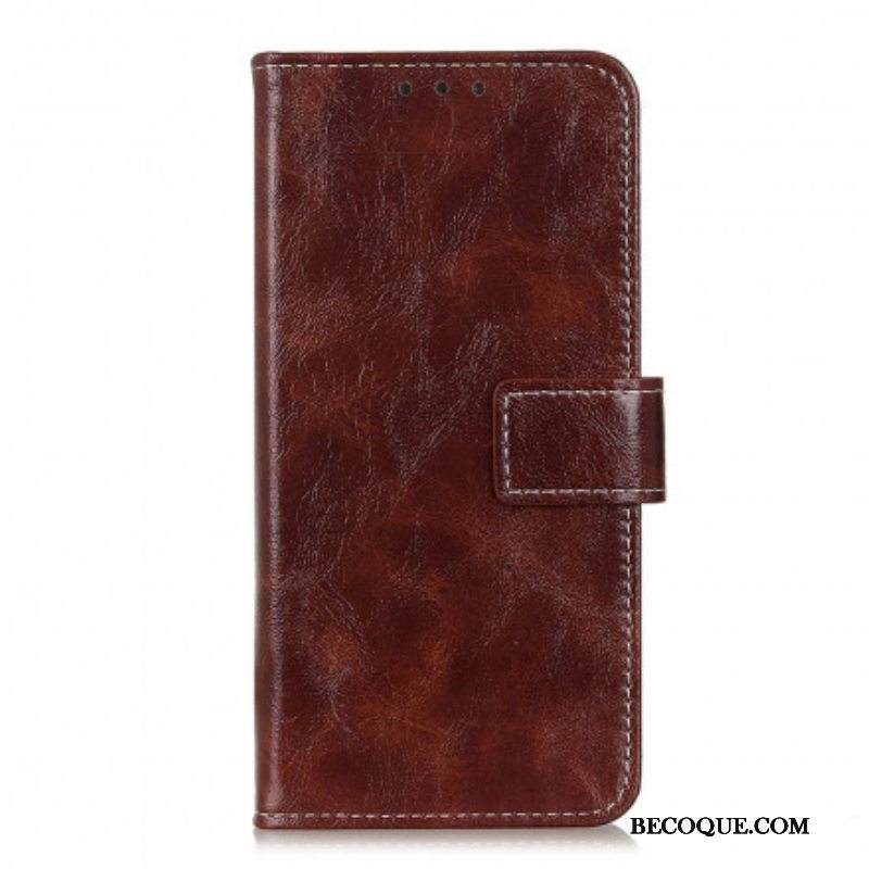 Flip Case Sony Xperia 5 III Kiiltävät Ja Näkyvät Saumat