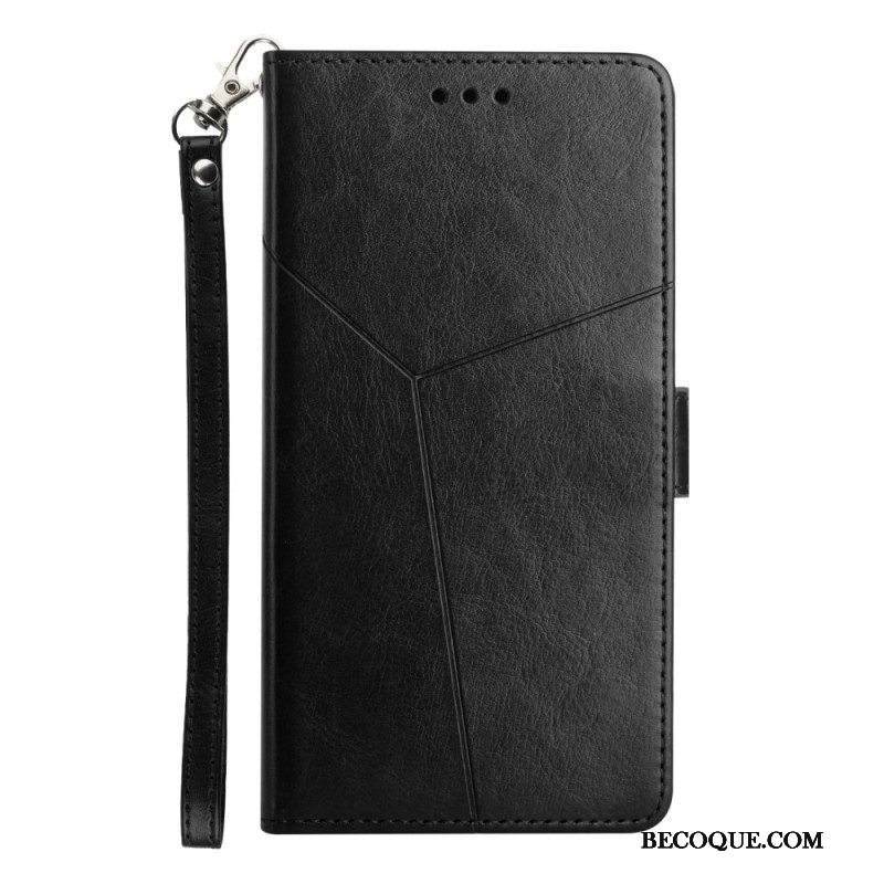 Flip Case Xiaomi 13 Lite Suojaketju Kuori Y Strappy Design