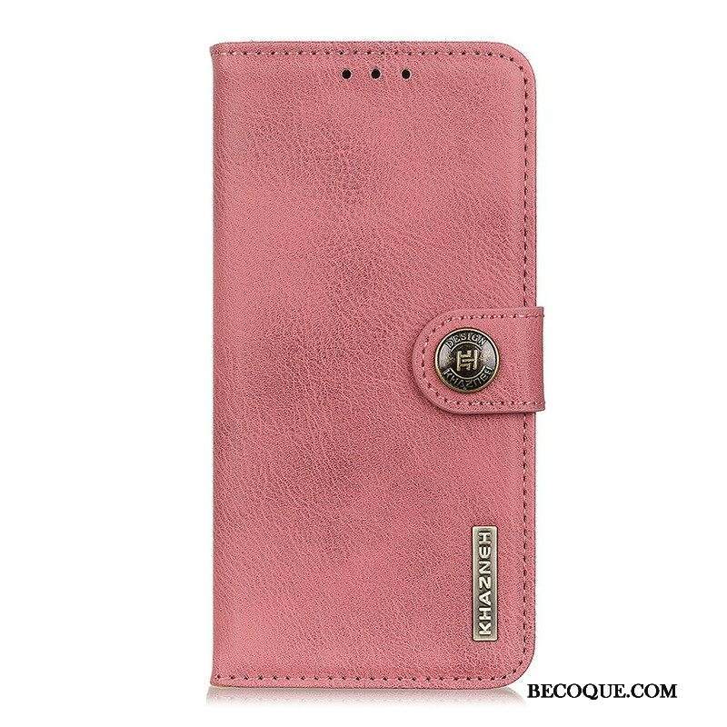 Flip Case Xiaomi Redmi Note 10 5G Khazneh Retro Halkaistu Keinonahka