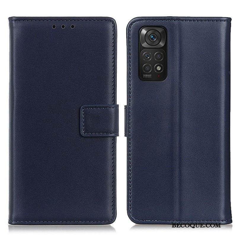 Flip Case Xiaomi Redmi Note 11 / 11S Tavallista Keinonahkaa