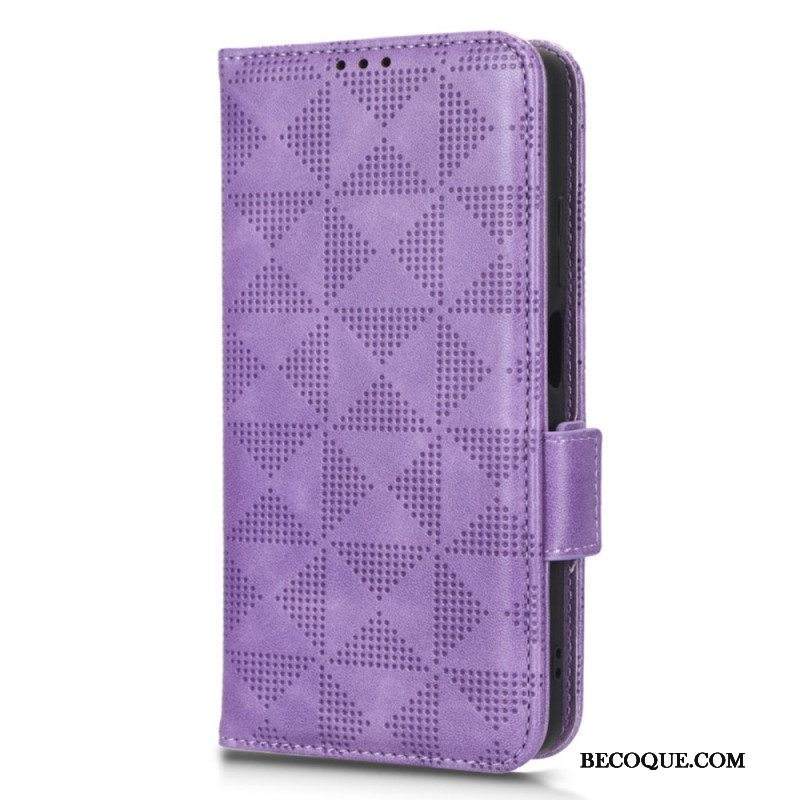 Flip Case Xiaomi Redmi Note 12 Pro Plus Kolmiot Kaulanauhalla